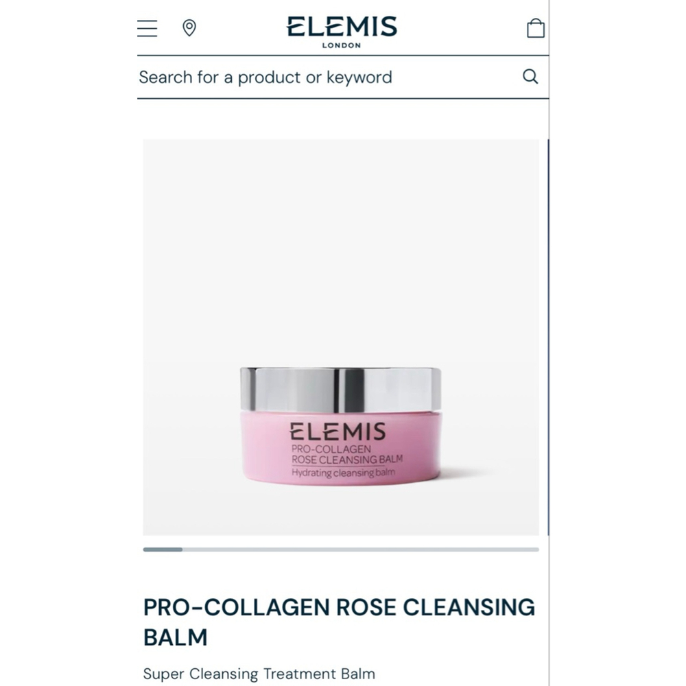 Women's Elemis Pro-Collagen Rose Cleansing Balm .7iz